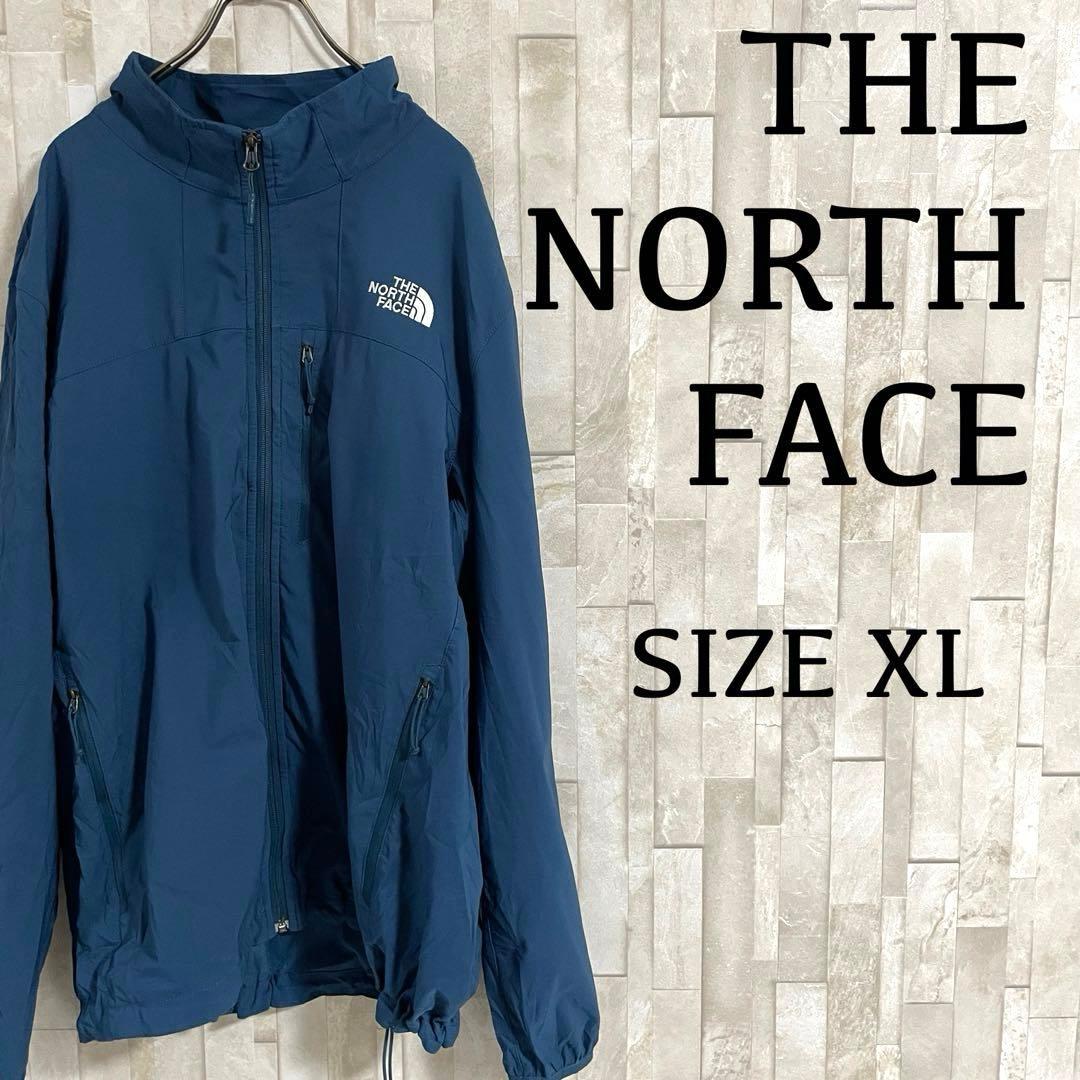 古着 THE NORTH FACE ナイロンジャケット サイズXL ブルー