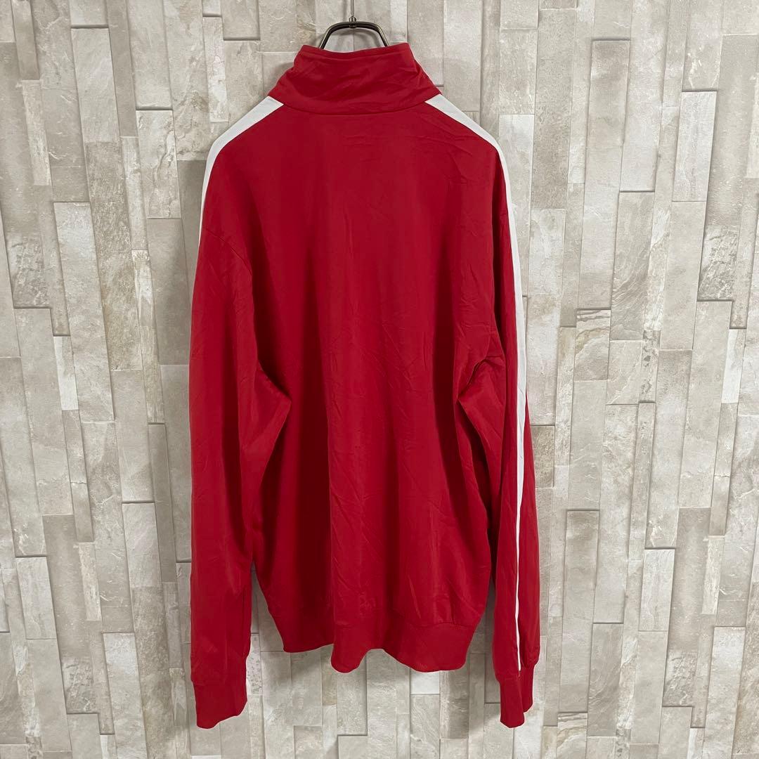 古着 PUMA トラックジャケット XL レッド×ホワイト