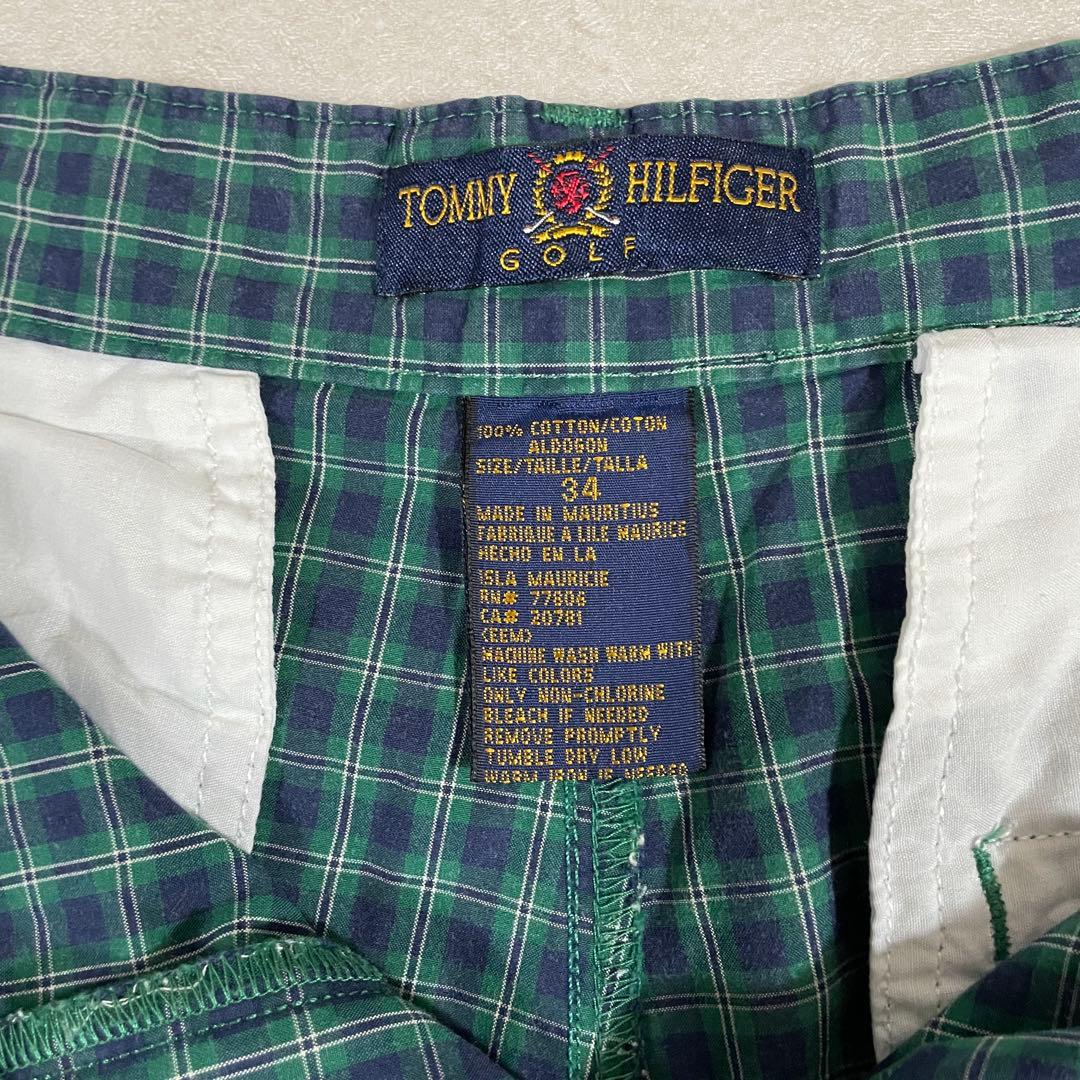 【美品】TOMMY HILFIGER ハーフパンツ サイズ34 チェック柄
