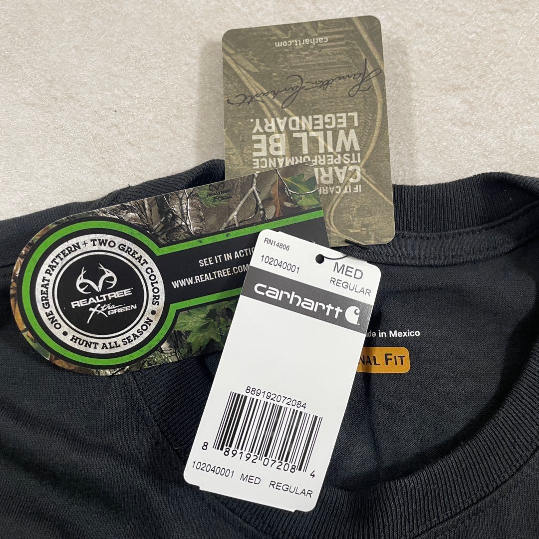 【新品未使用タグ付】carhartt バックロゴ Tシャツ Mサイズ