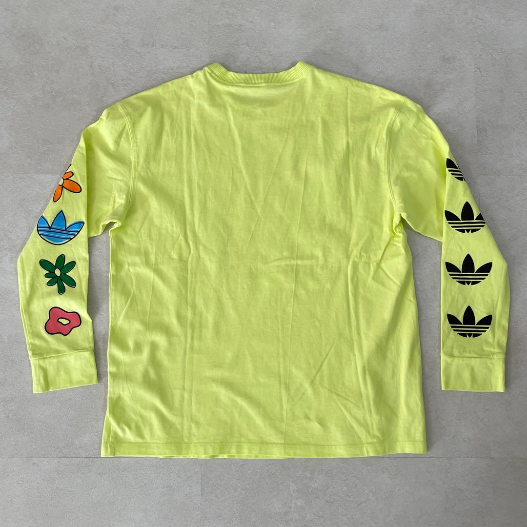 古着 adidas Originals 長袖Tシャツ グラフィックプリント M