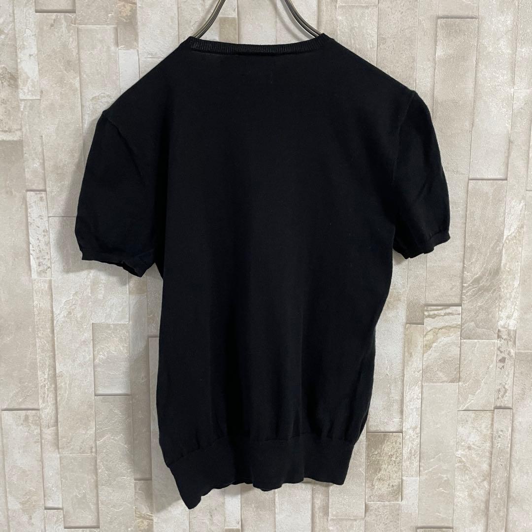 【美品】POLO RALPH LAUREN 半袖セーター ニット XS 黒色