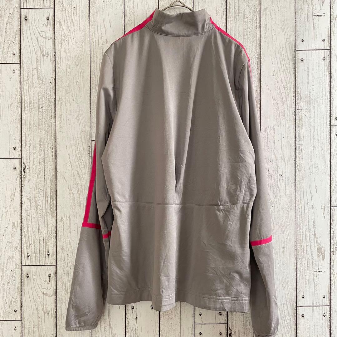 【美品】NIKEGOLF ゴルフウェア ナイロンジャケット グレー Mサイズ