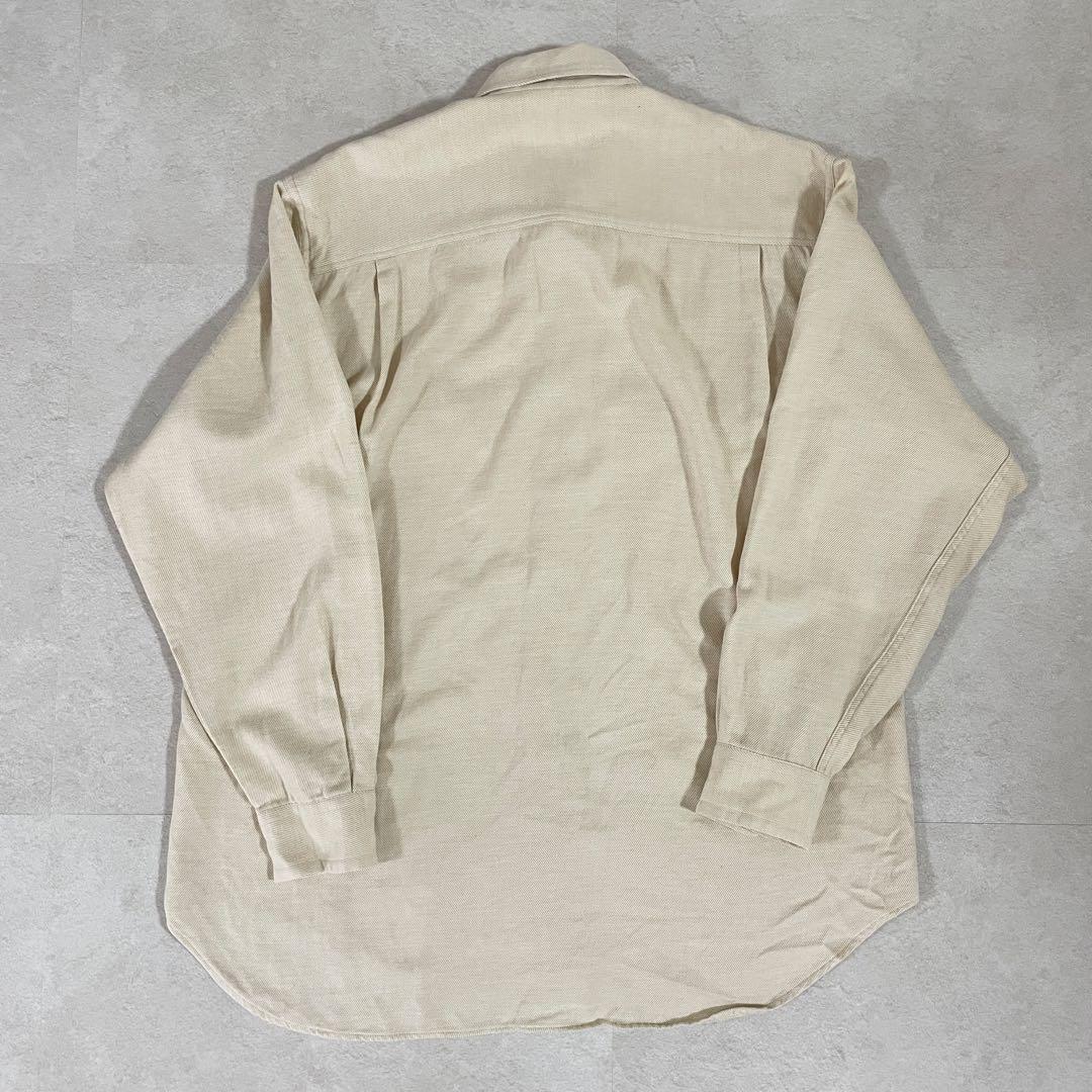 【美品】Christian Dior 長袖シャツ サイズL ベージュ