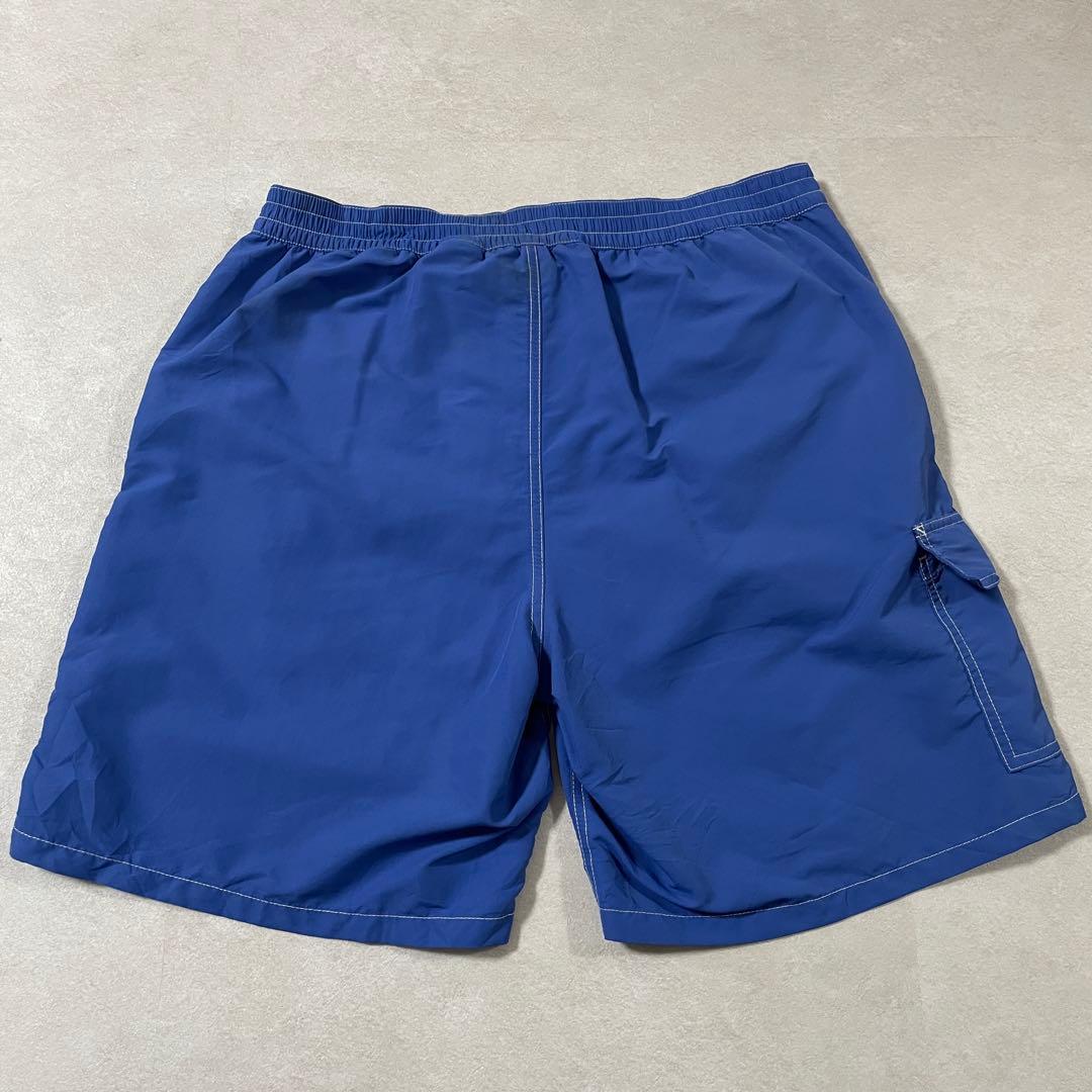 古着POLO RALPH LAUREN 青 スイムショーツ Lサイズ