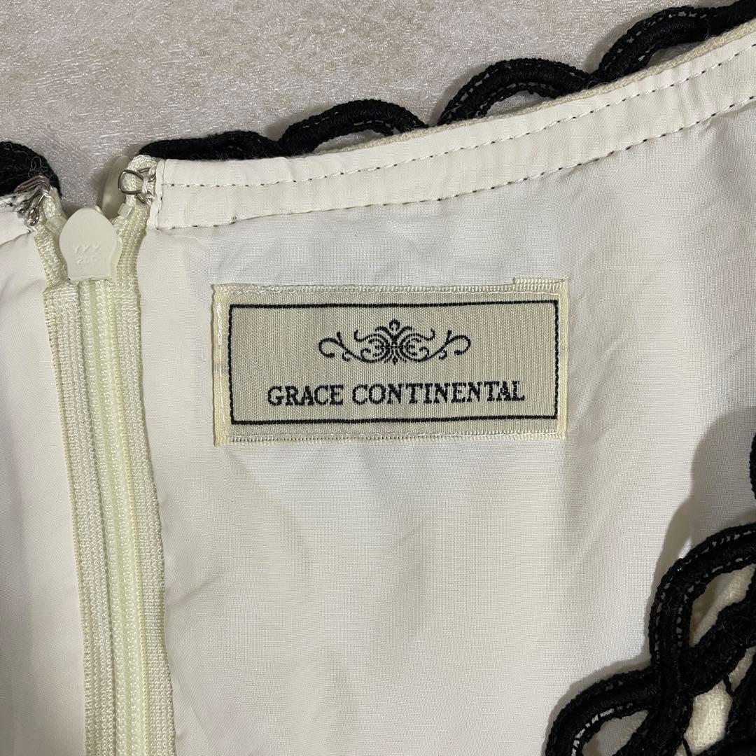 【美品】GRACE CONTINENTAL ワンピース 日本製 サイズ36