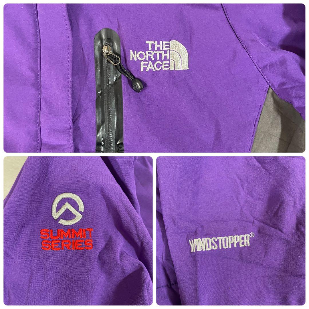 古着 THE NORTH FACE マウンテンパーカー サミットシリーズ 紫色