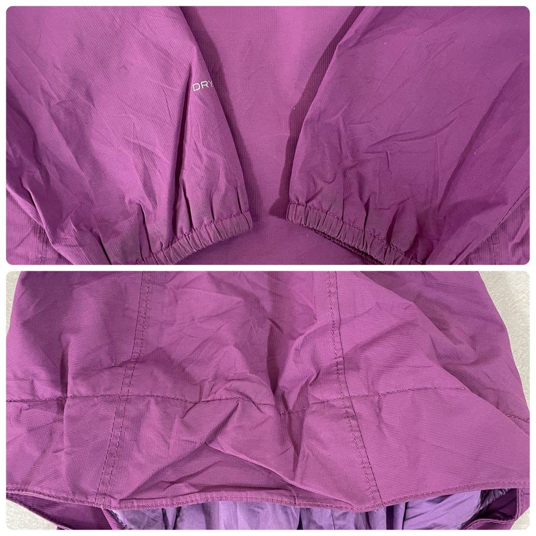 古着 THE NORTH FACE ナイロンジャケット DRYVENT 紫 M