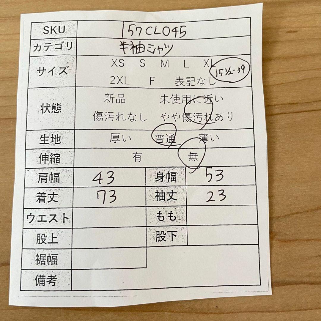 90sラルフローレン メンズ 半袖シャツ 151/2-39サイズ チェック柄