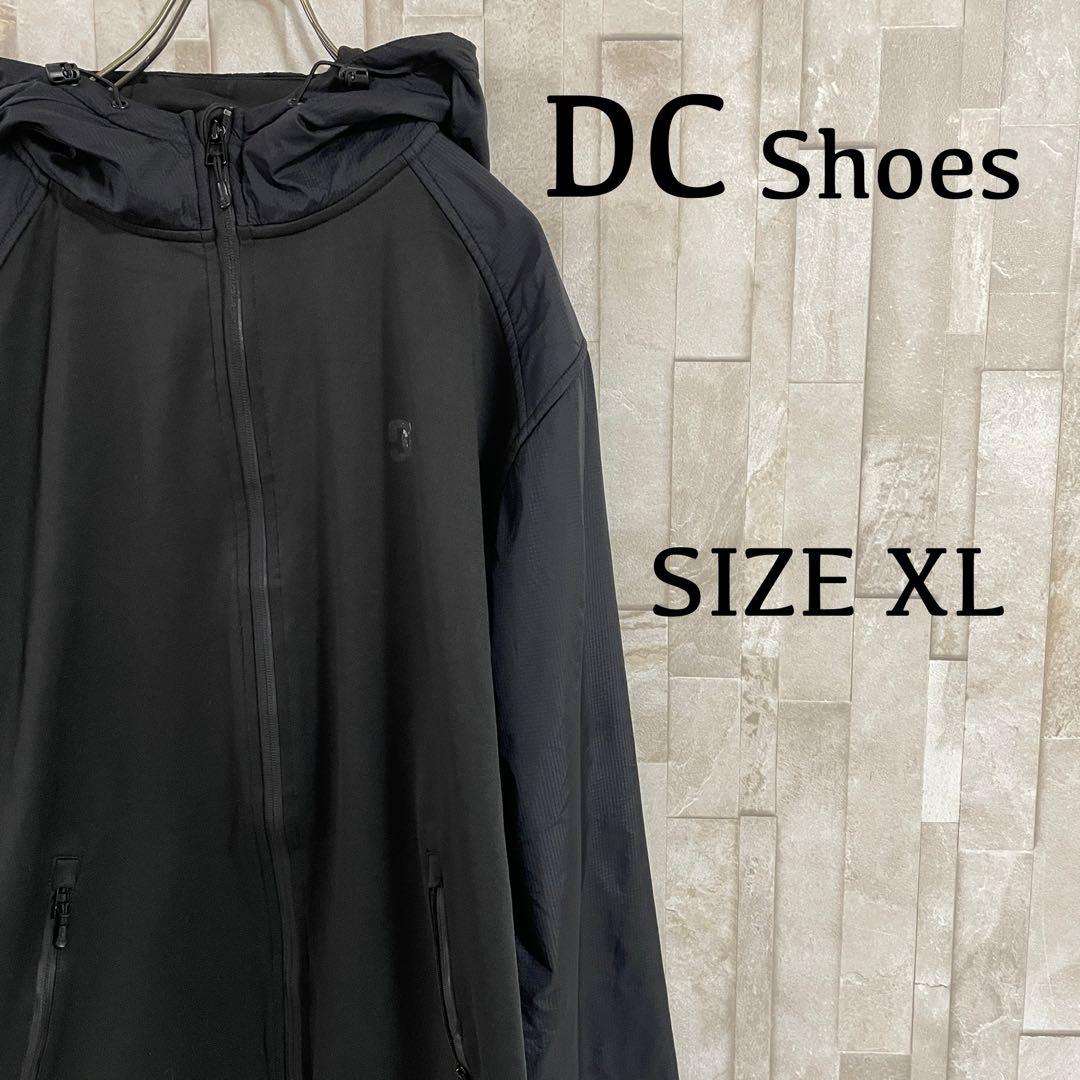 古着 DC Shoes トラックジャケット ジップアップ XL ブラック