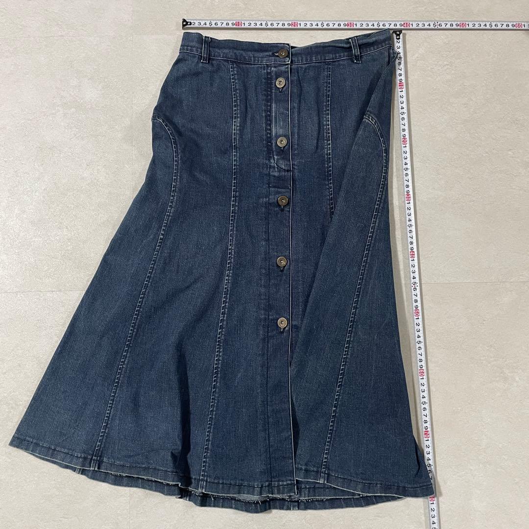 古着 MaxMara WEEKEND フレアスカート デニム イタリア製 44