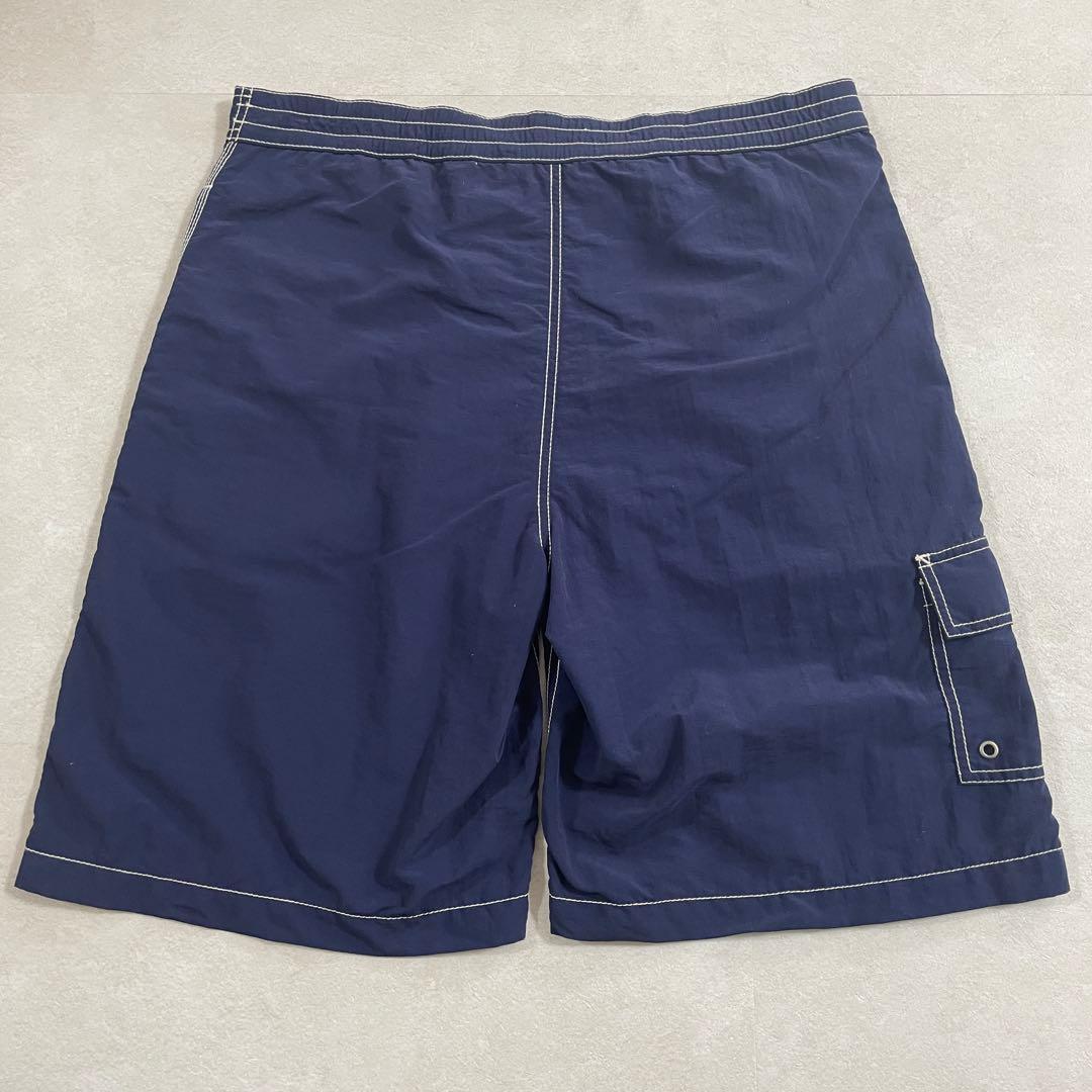【希少】90s POLO RALPH LAUREN ネイビー スイムショーツ M