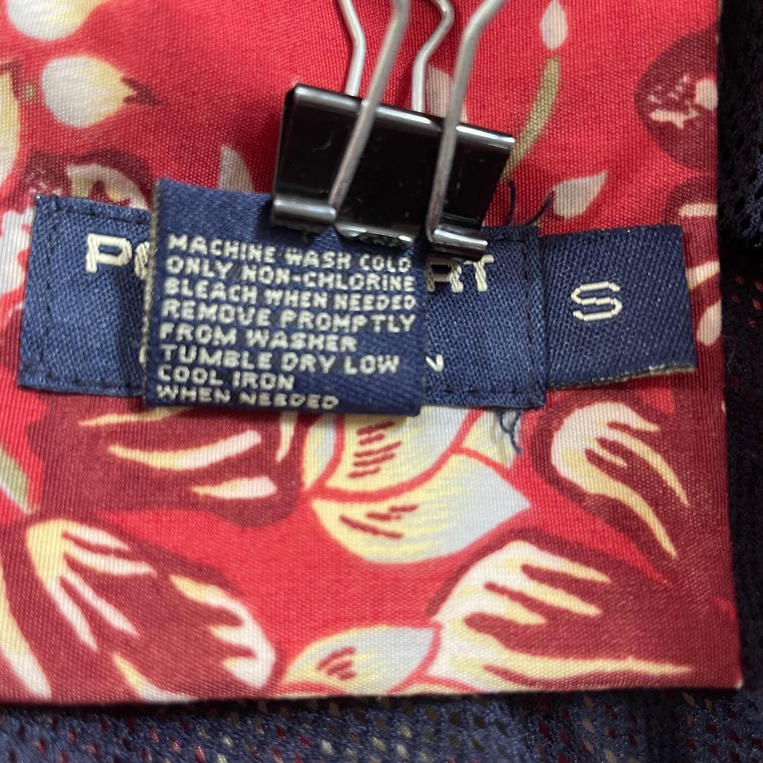 【美品】POLO RALPH LAUREN フラワー柄 レッド スイムショーツ