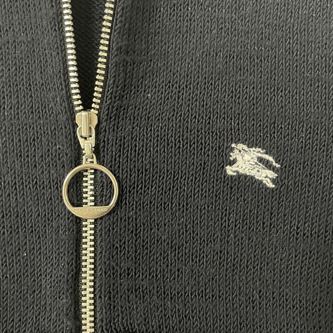 【美品】BURBERRY LONDON ブルーレーベル 長袖ニット ロゴ刺繍