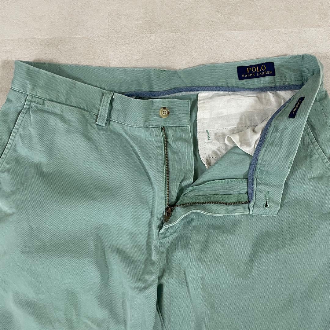 古着 POLO RALPH LAUREN ハーフパンツ サイズ34 グリーン