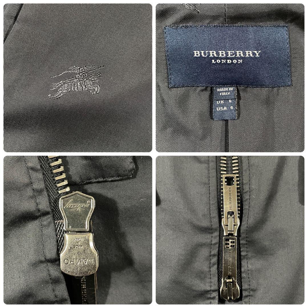 古着 BURBERRY LONDON ミリタリージャケット イタリア製 黒
