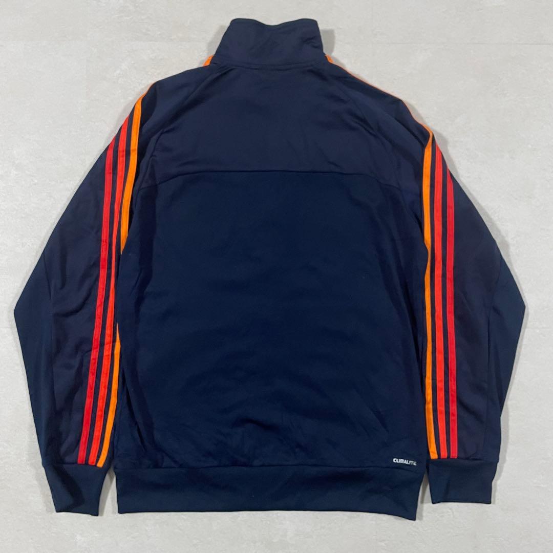 【美品】adidas トラックジャケット CLIMALITE ネイビー O