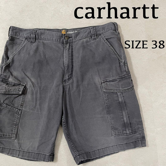 古着carhartt アメカジ ヴィンテージ ハーフパンツ グレー サイズ38