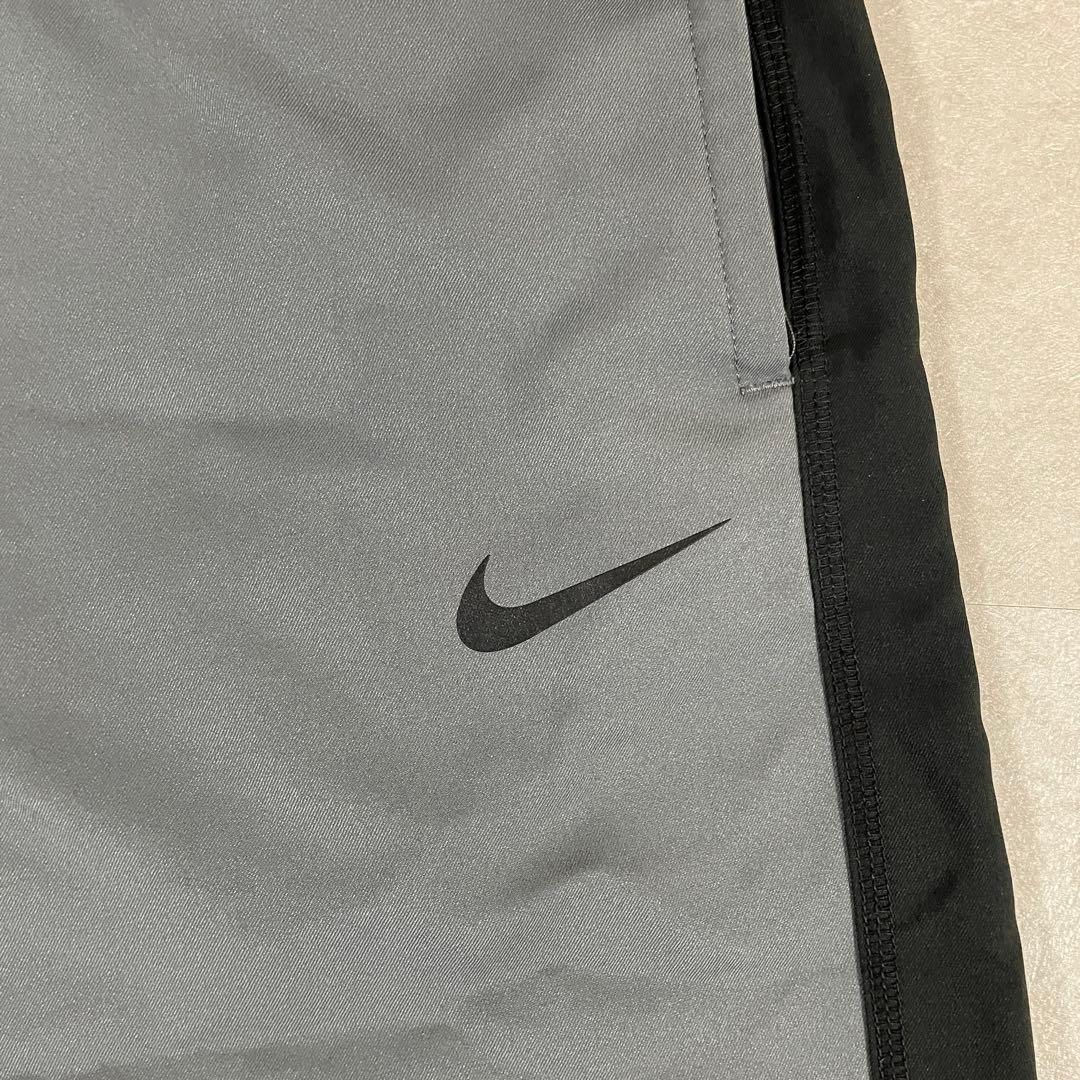 【美品】NIKE ハーフパンツ ロゴプリント サイズL グレー