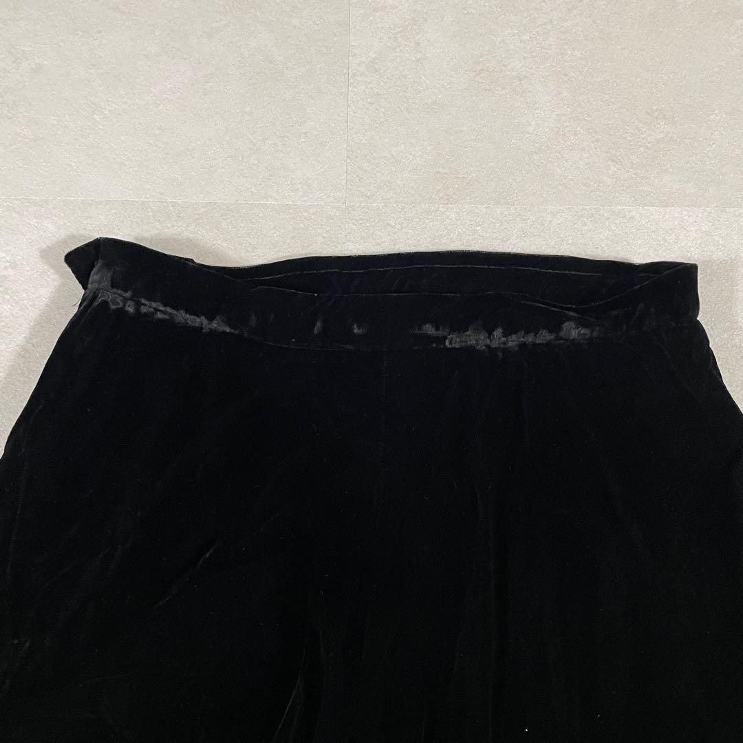 90s POLO RALPH LAUREN ベルベット ロングフレアスカート