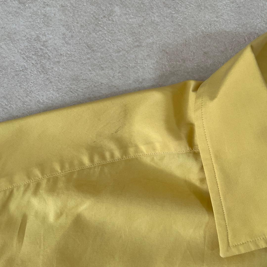 古着 Loro Piana 長袖シャツ イタリア製 サイズM イエロー