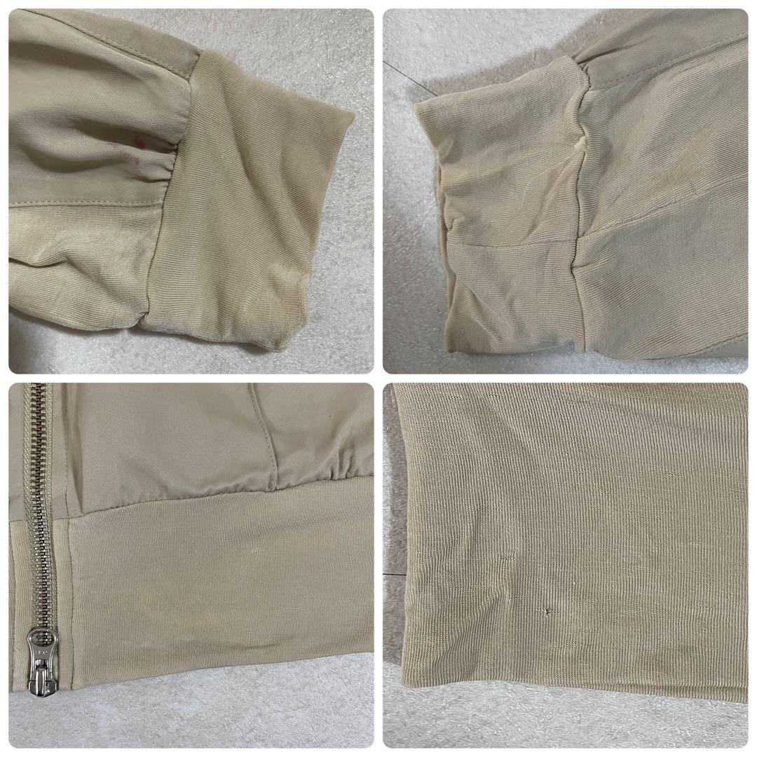 古着 ARMANI EXCHANGE ジャケット ベージュ ジップアップ M