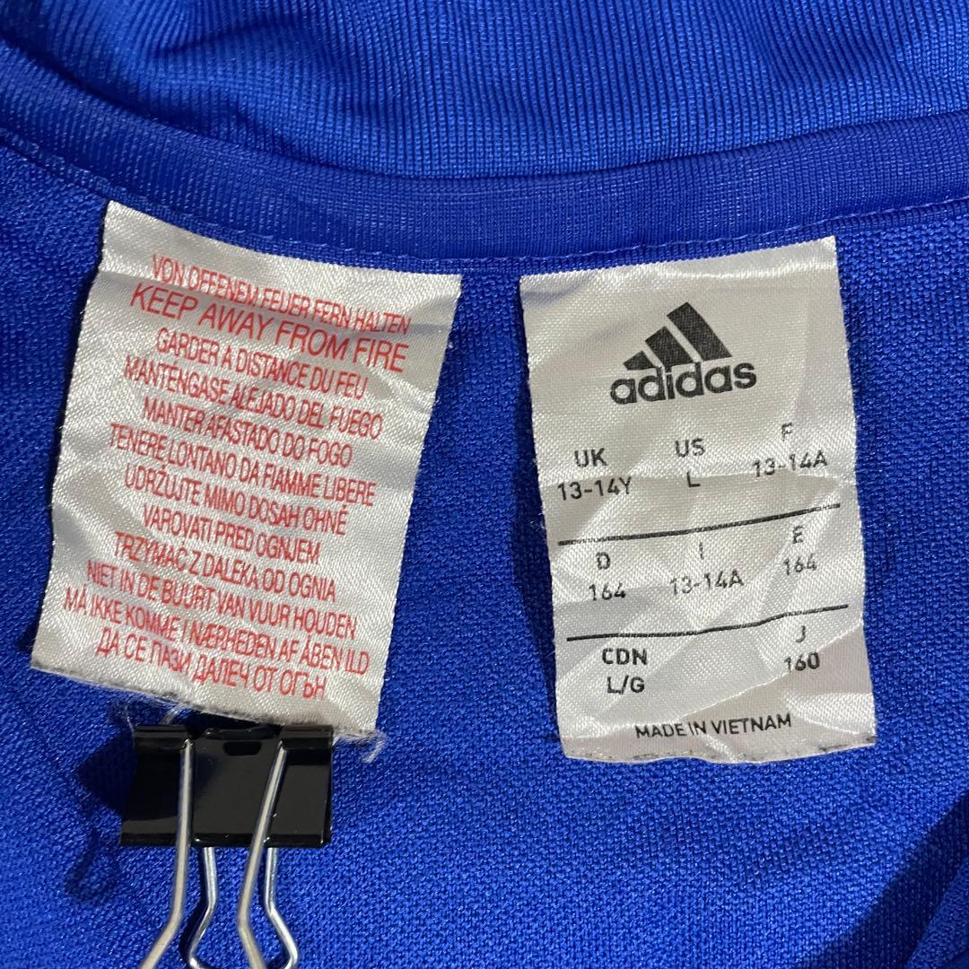 古着 adidas Värmdö IF ハーフジップジャージ サイズ160