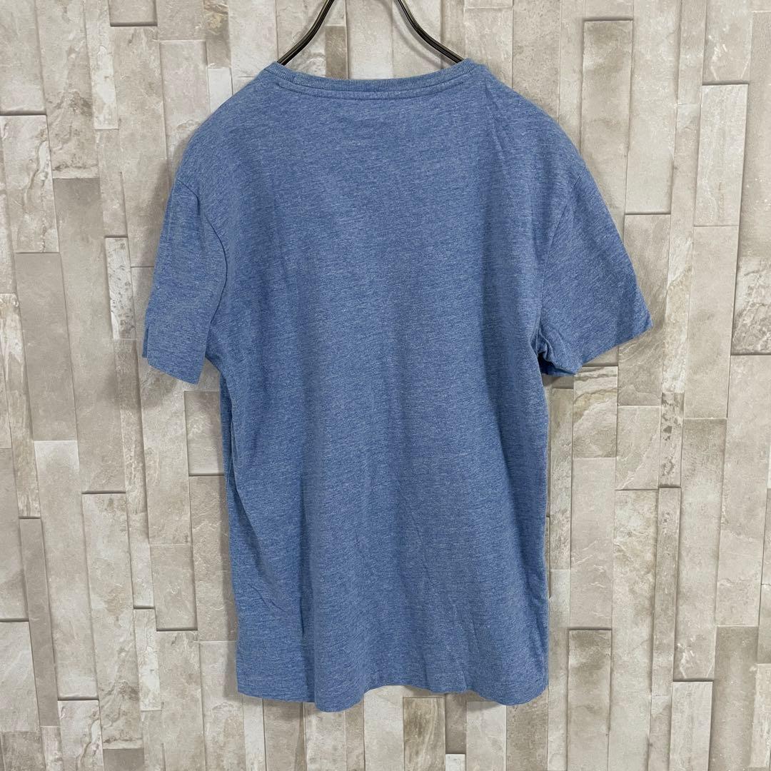 【美品】POLO RALPH LAUREN 半袖Tシャツ ポニー刺繍 S 青