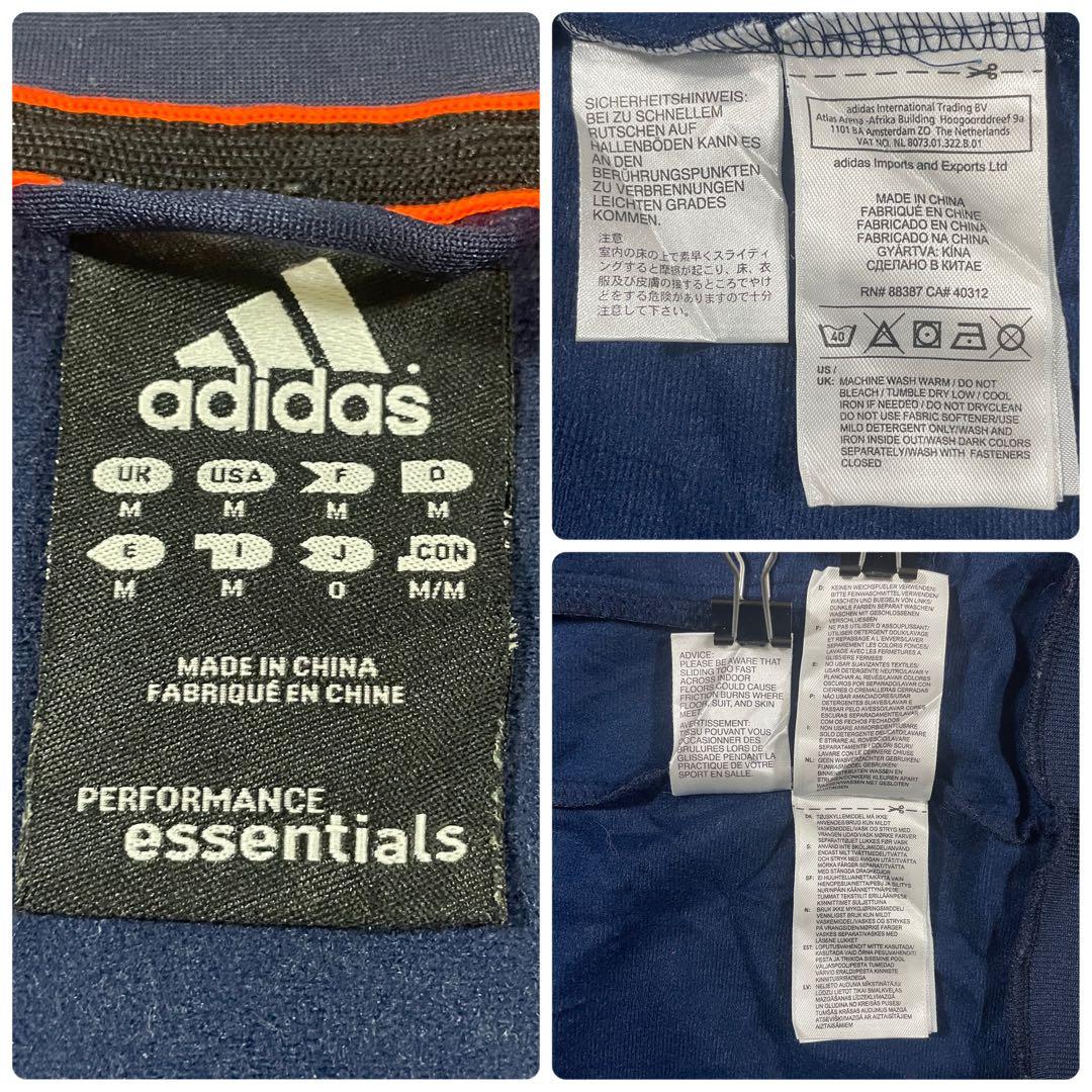 【美品】adidas トラックジャケット CLIMALITE ネイビー O