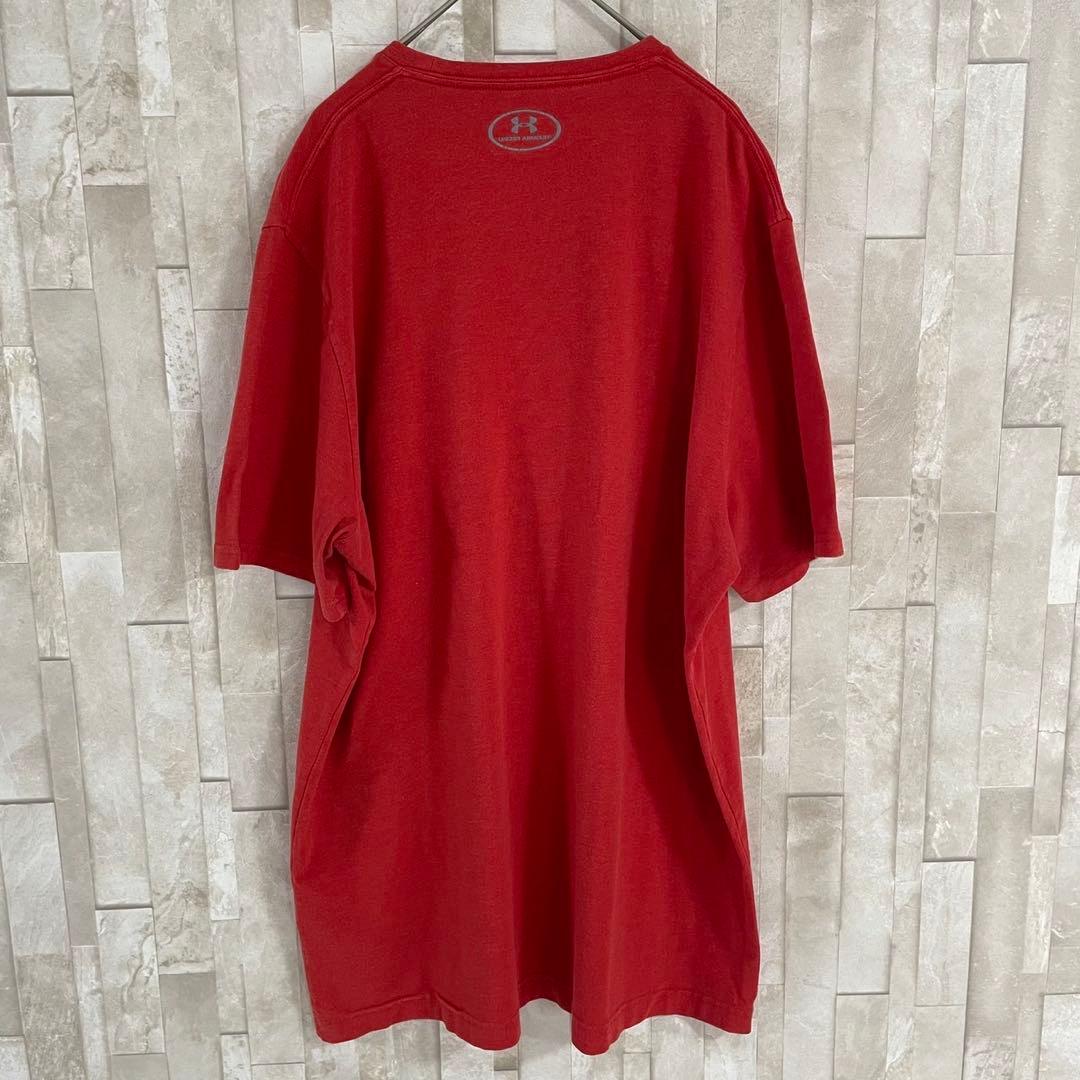最終値下げ USA古着 UNDER ARMOUR 半袖Tシャツ Lサイズ レッド