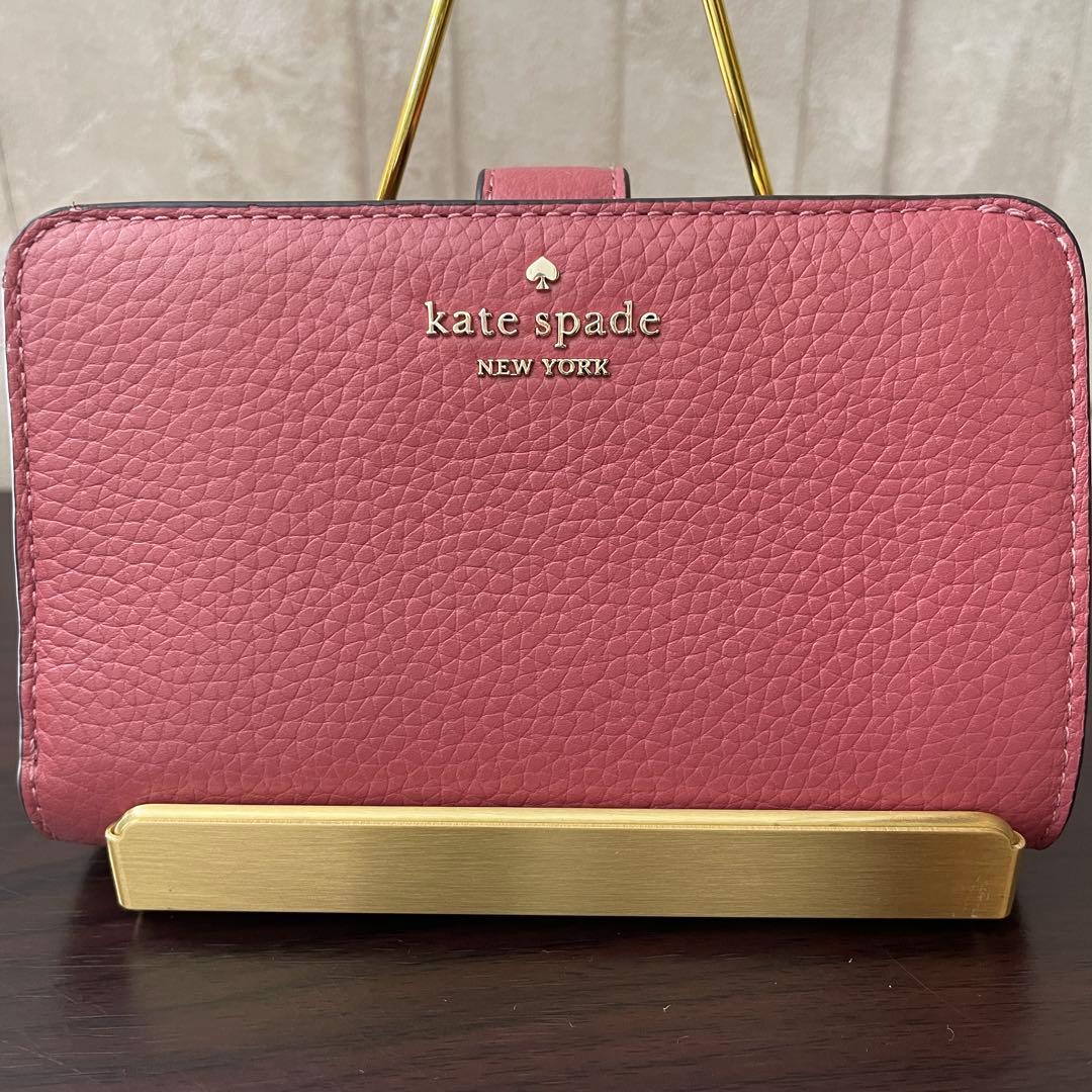 最終値下げ！訳あり新品 kate spade 二つ折り財布 レナ ピンク