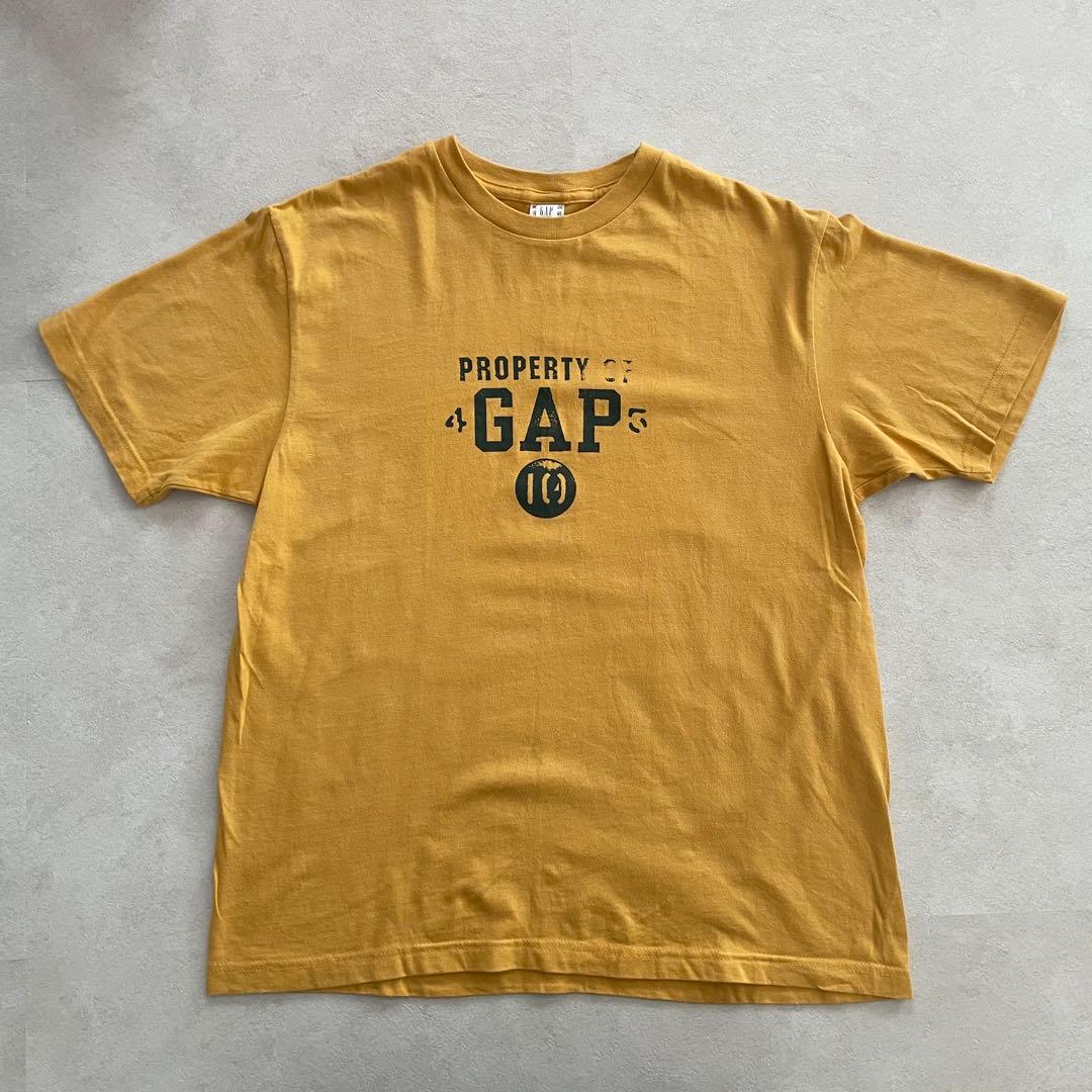 【美品】古着 GAP PROPERTY 半袖Tシャツ XSサイズ マスタード