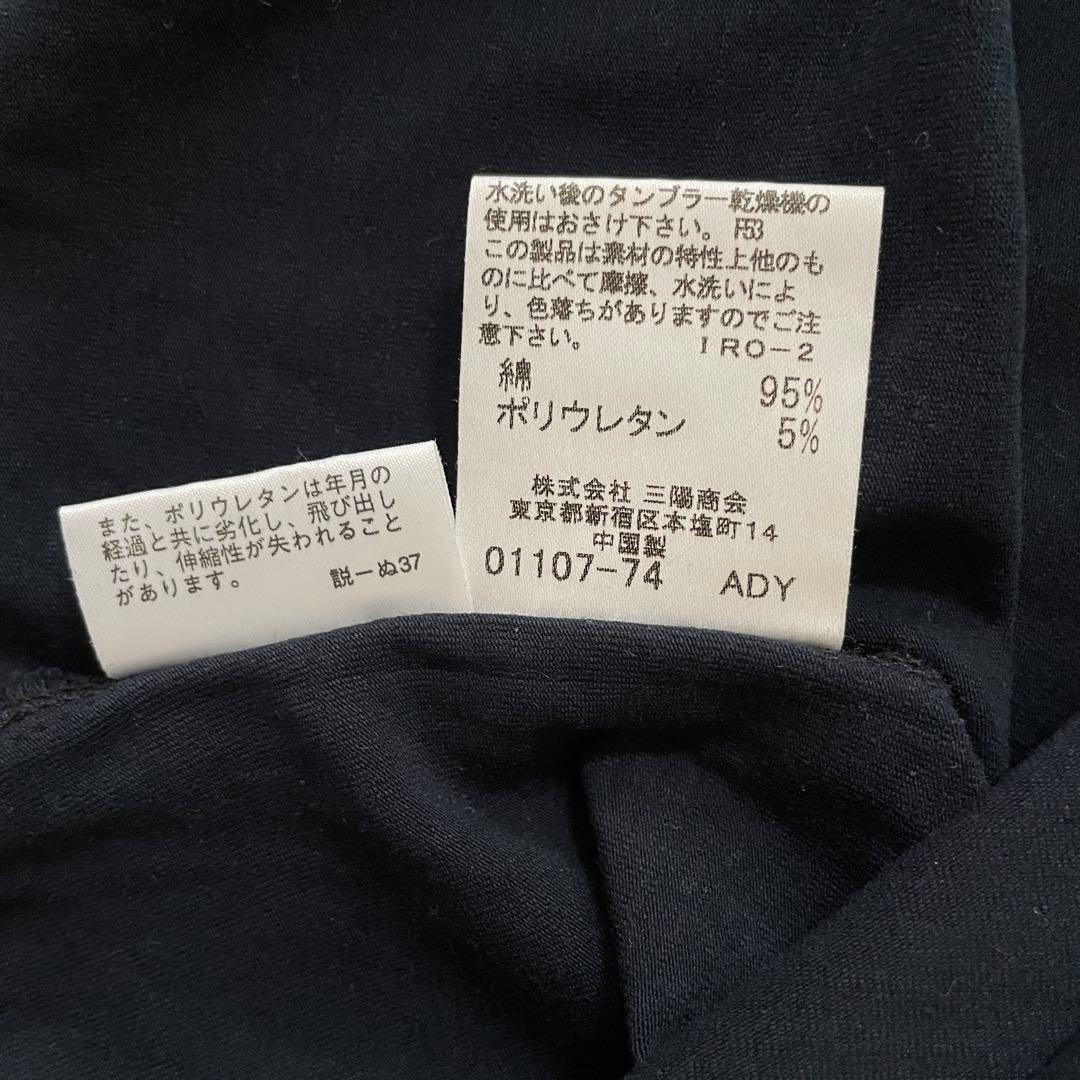 【美品】BURBERRY BLACK LABEL半袖Tシャツ Vネック 2 黒