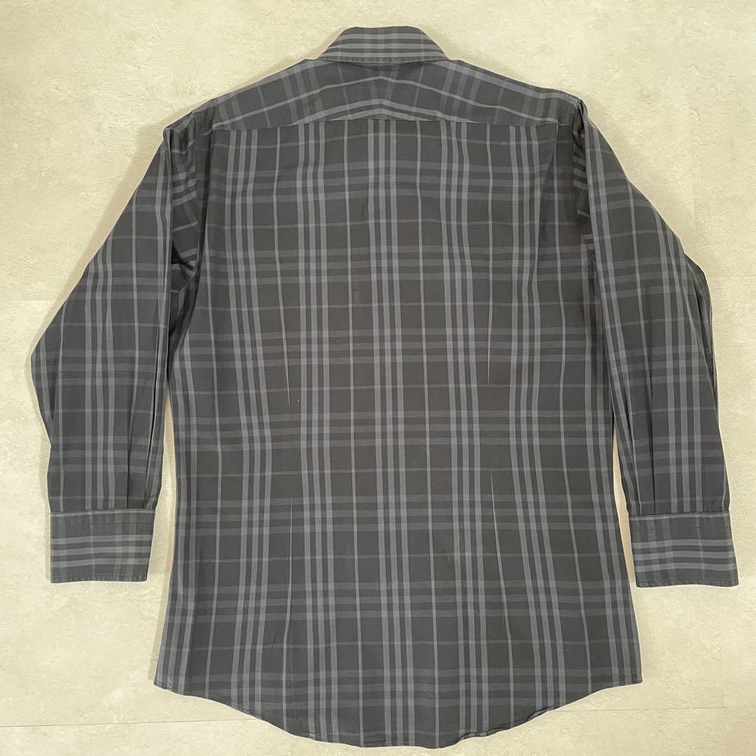 古着 BURBERRY BLACK LABEL長袖シャツ バーバリーチェック