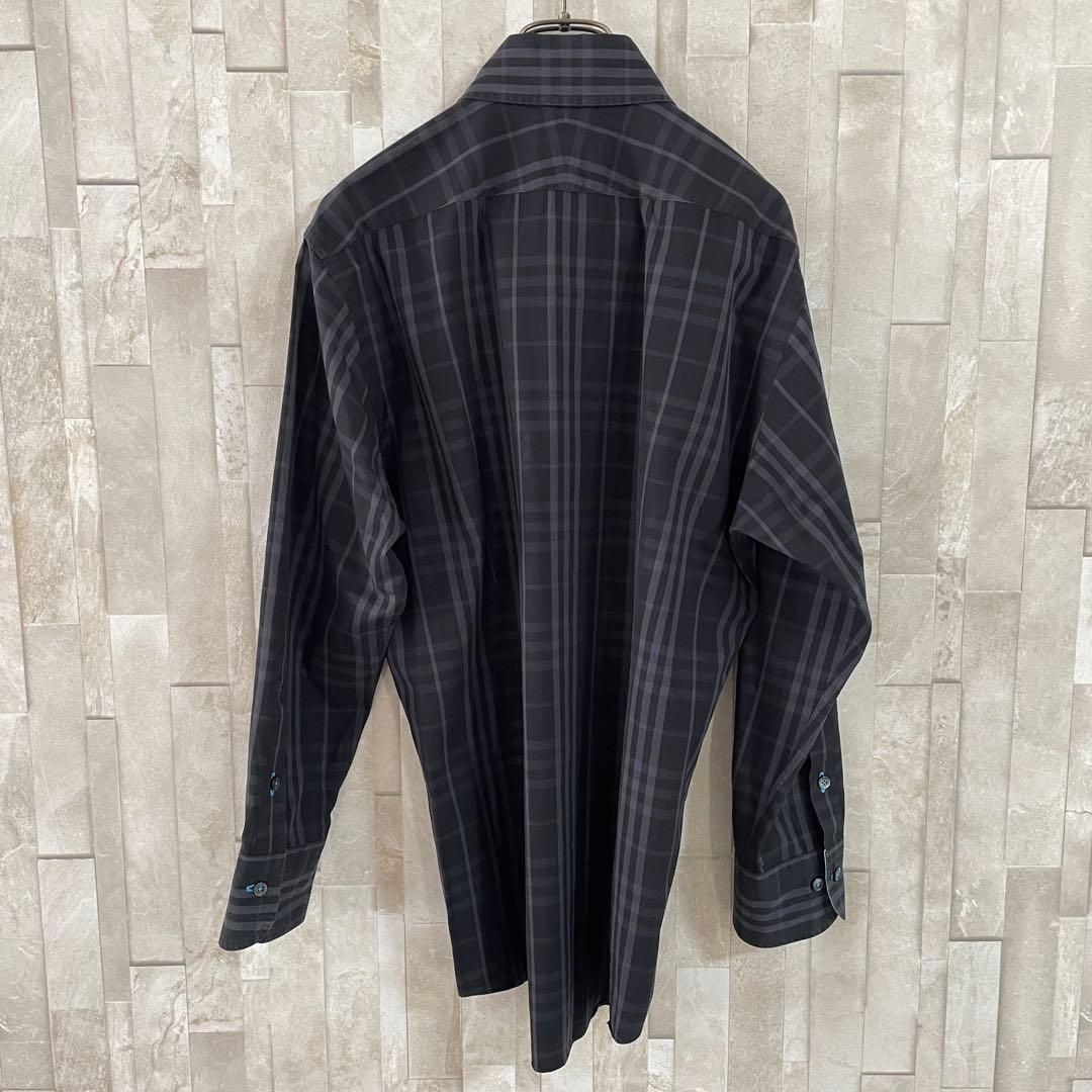 古着 BURBERRY BLACK LABEL長袖シャツ バーバリーチェック