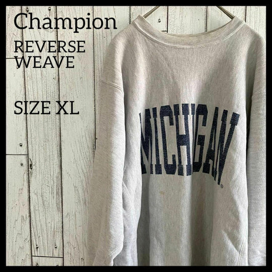 90sチャンピオン 刺繍タグ前期 リバースウィーブ ミシガン
