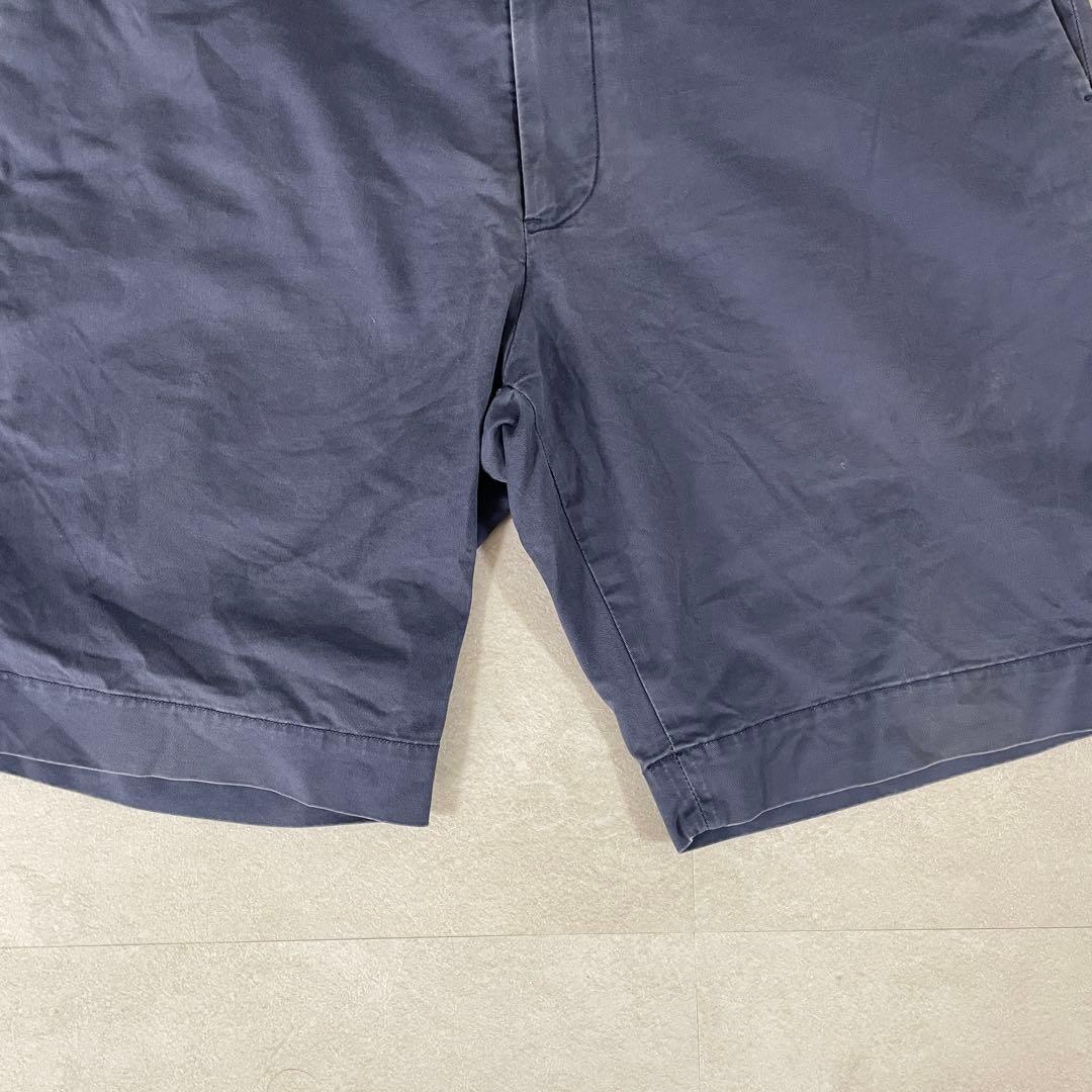 古着POLO RALPH LAUREN ハーフパンツ サイズ35 ネイビー