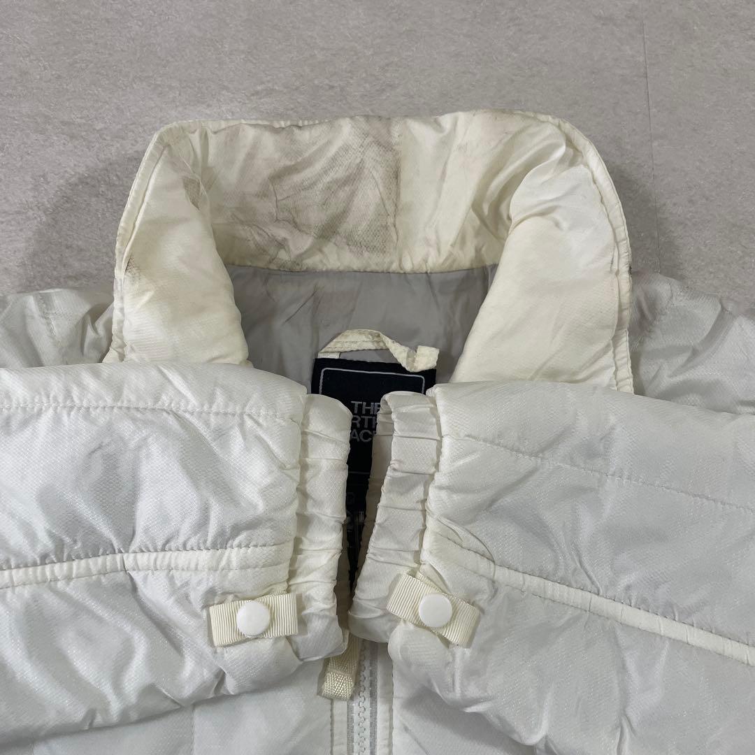 古着 THE NORTH FACE ダウンジャケット XS ホワイト