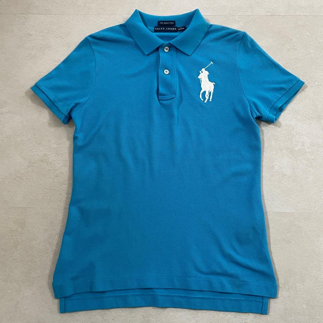 90s 古着 POLO RALPH LAUREN ビックポニー 半袖ポロシャツ
