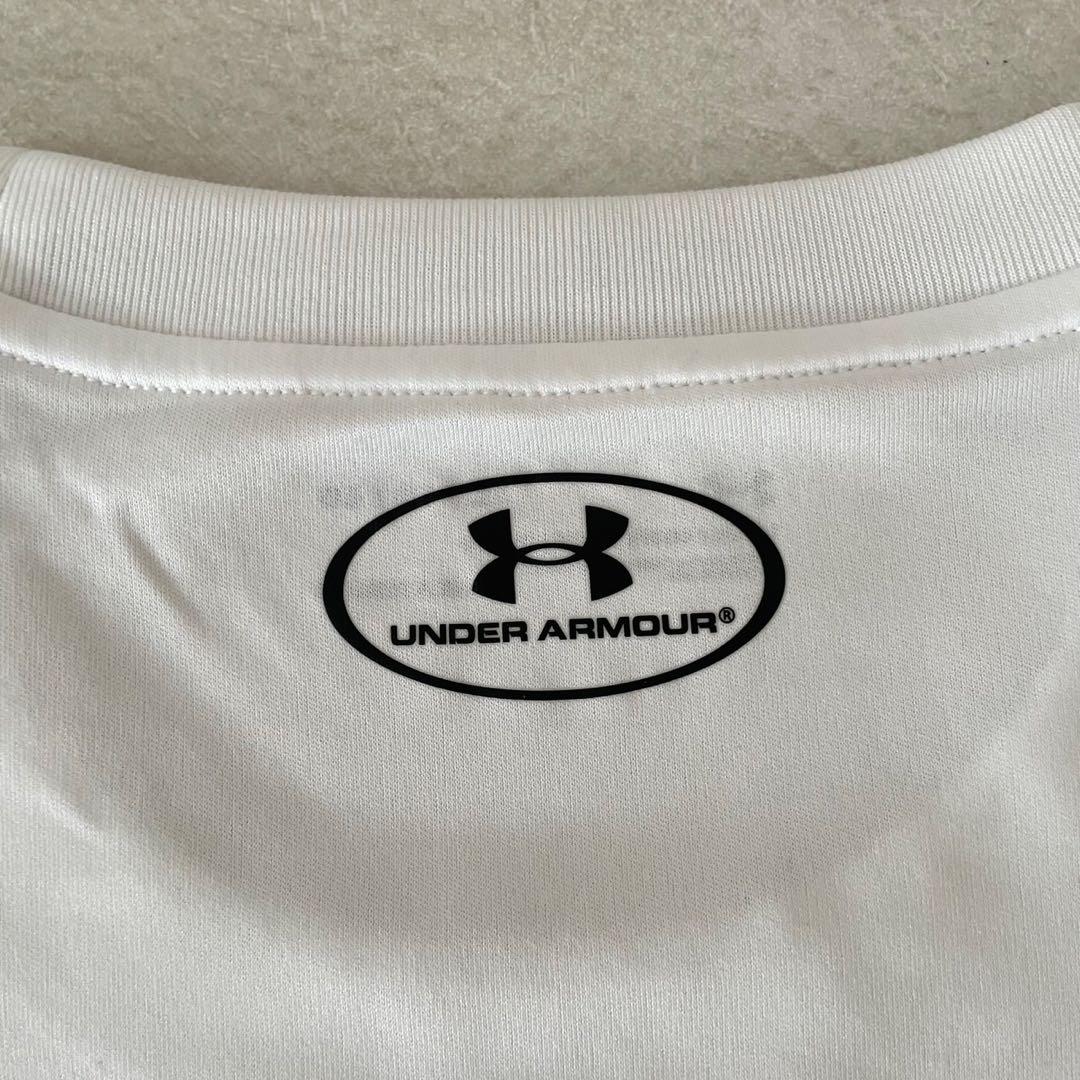 【美品】古着 UNDER ARMOUR 半袖Tシャツ XLサイズ ホワイト