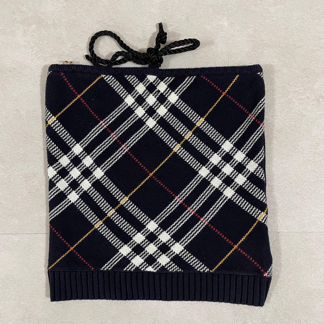 【美品】BURBERRY BLUE LABEL ネックウォーマー サイズ38