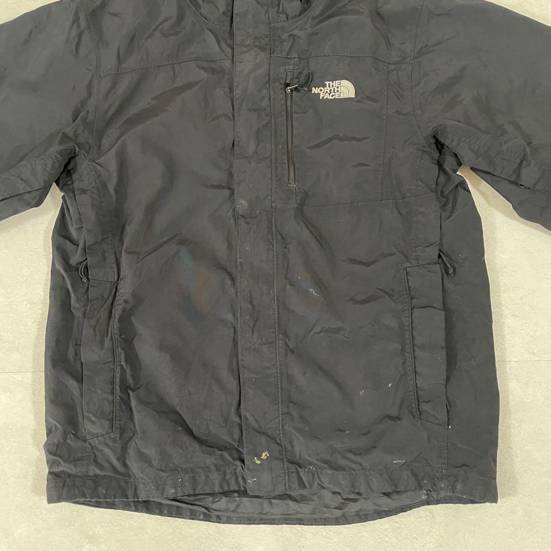古着 THE NORTH FACE ナイロンジャケット HYVENT 黒色 M
