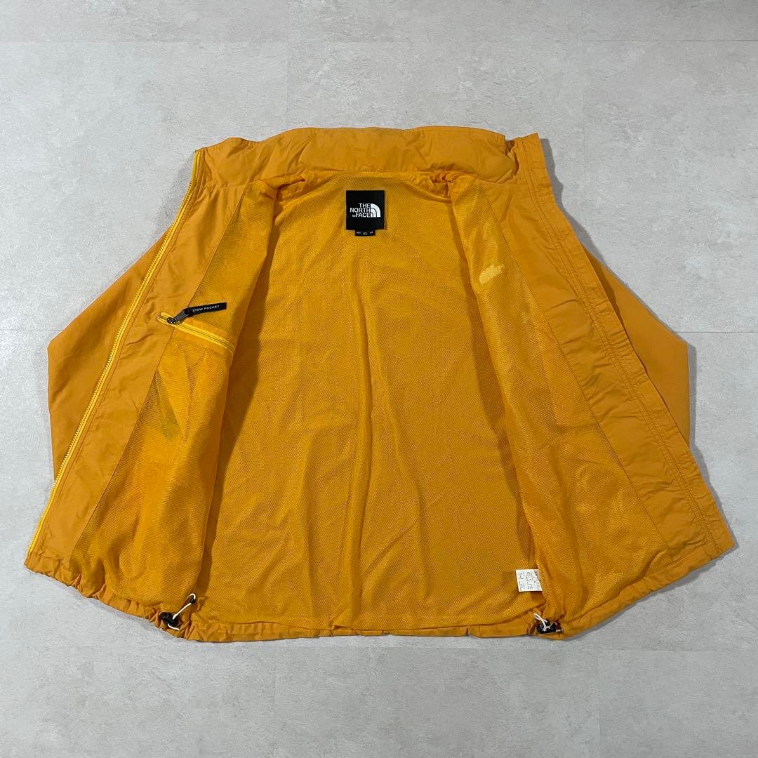 古着 THE NORTH FACE ナイロンジャケット Mサイズ オレンジ