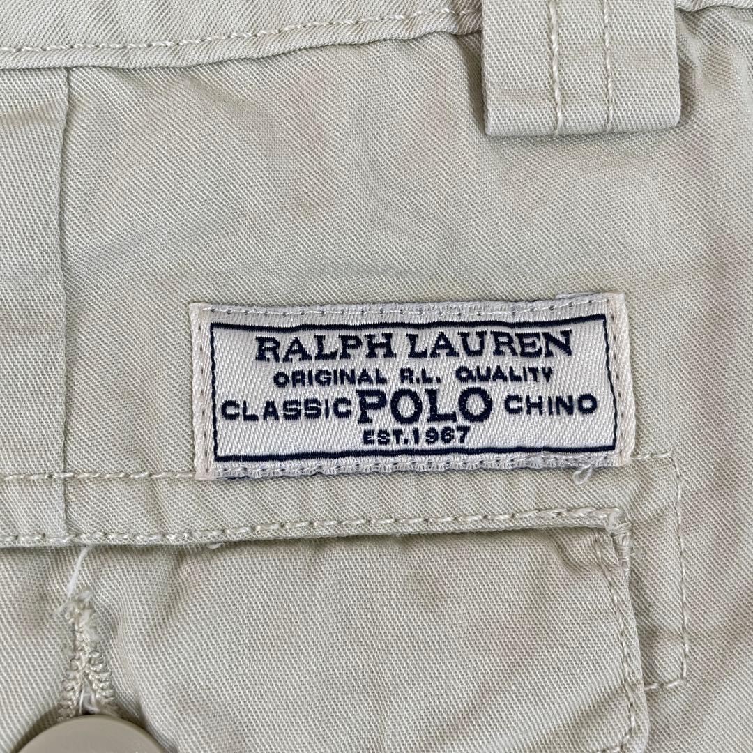 【美品】 POLO RALPH LAUREN ハーフパンツ 16 ベージュ
