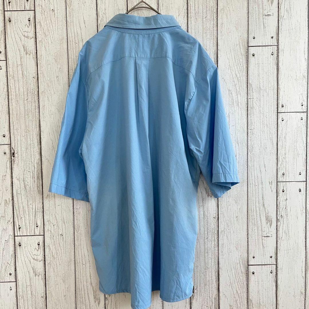 ラルフローレン メンズ 半袖 シャツ 2LT/2XLTサイズ ブルー系
