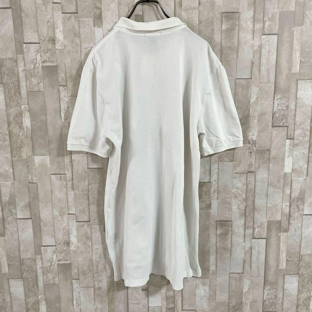 90s POLO RALPH LAUREN 半袖ポロシャツ XL ホワイト