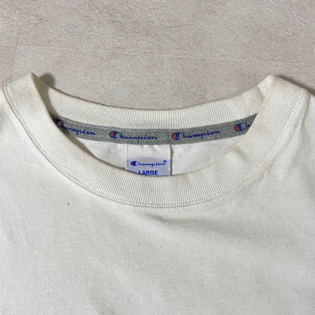 古着 Champion 半袖Tシャツ サイズL ホワイト