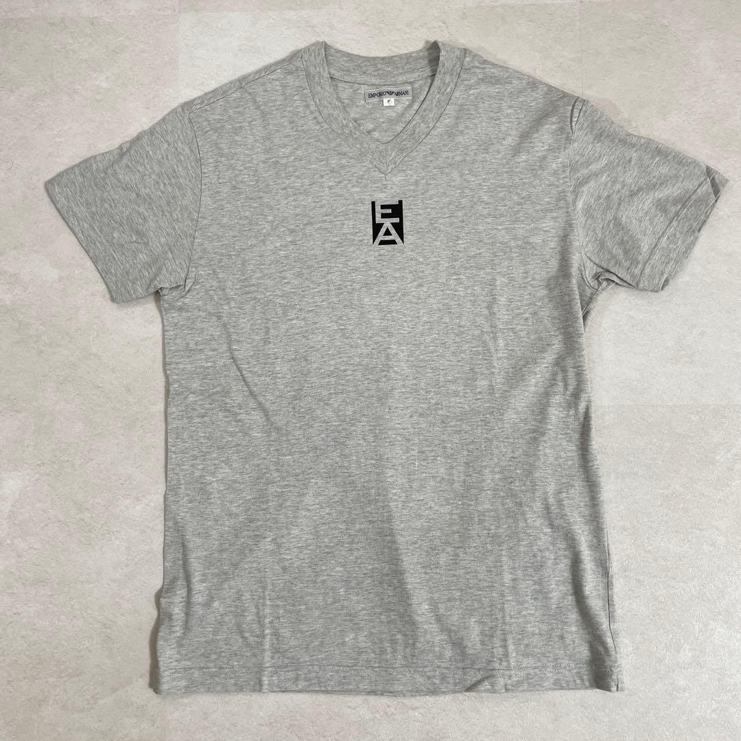 【美品】EMPORIO ARMANI Tシャツ サイズF グレー