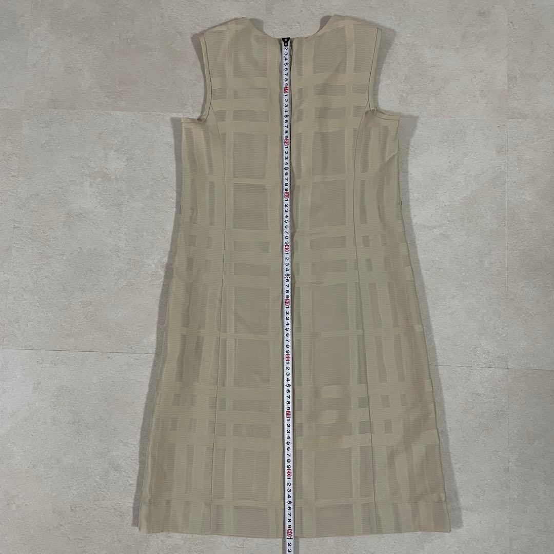 古着 BURBERRY LONDON ワンピース ノースリーブ 日本製