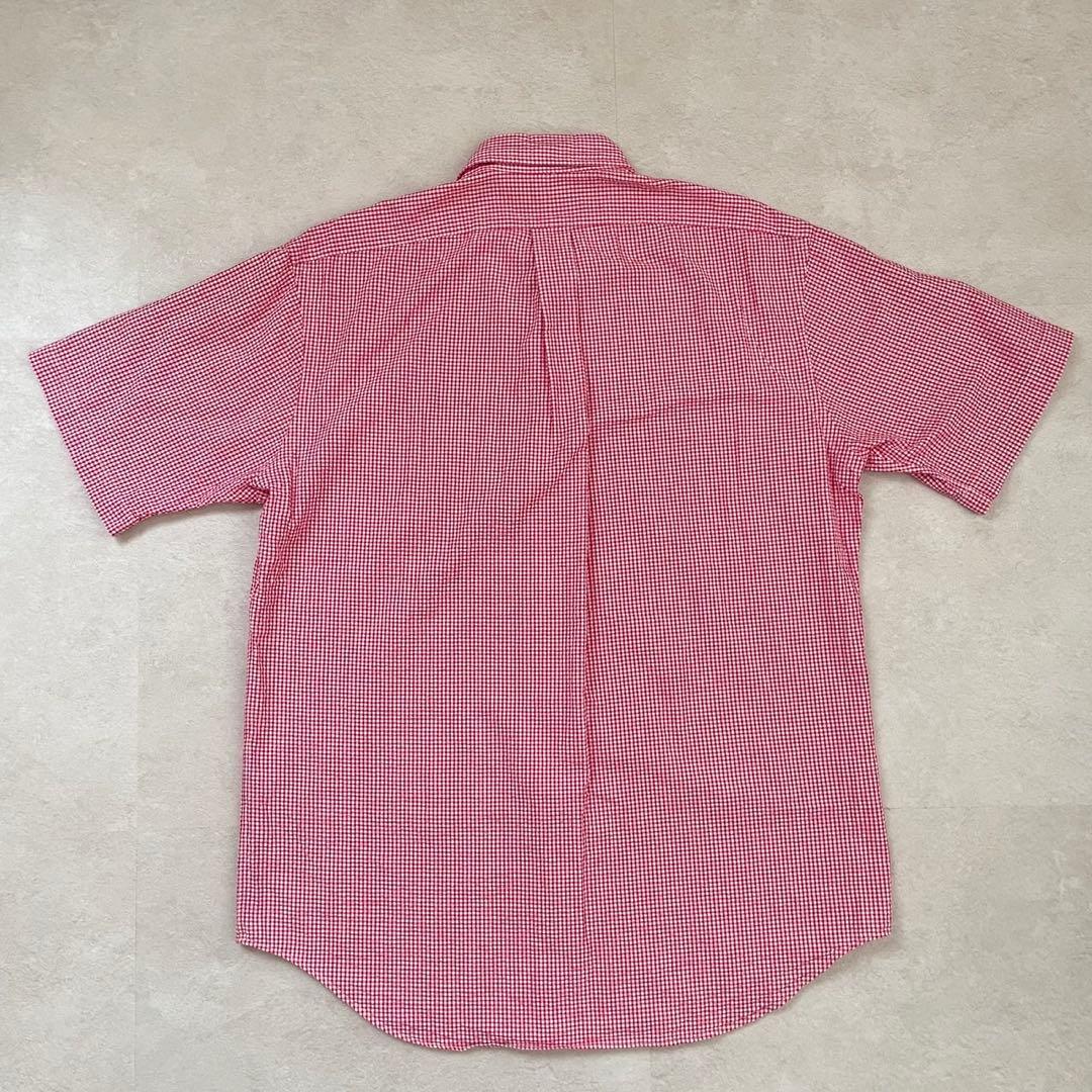 【美品】90s ラルフローレン BLAKE インド綿 チェックシャツ Lサイズ